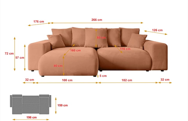 Ecksofa ESKAR-L - 7