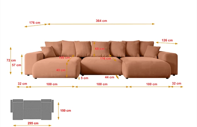 Wohnlandschaft ESKAR-U - 7