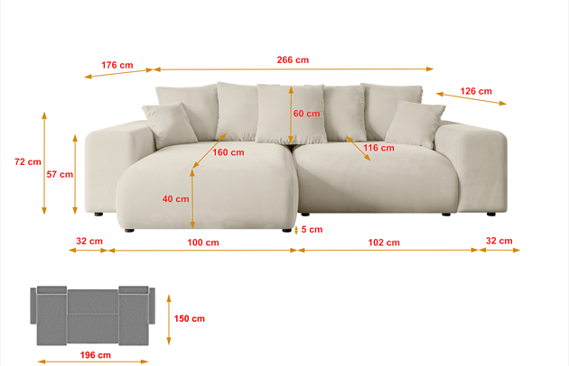 Ecksofa ESKAR-L - 4