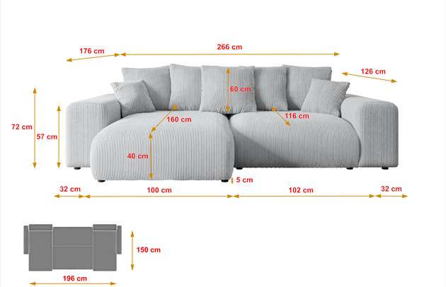 Ecksofa ESKAR-L - 4