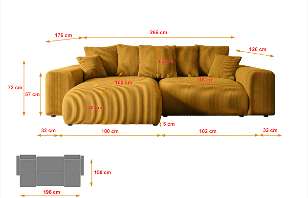 Ecksofa ESKAR-L - 4