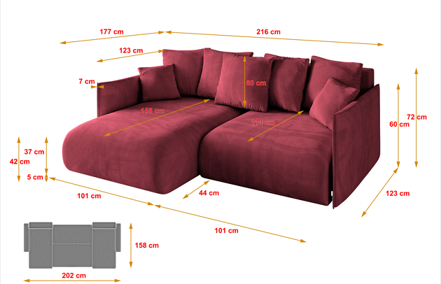 Ecksofa ONESK-L - 4