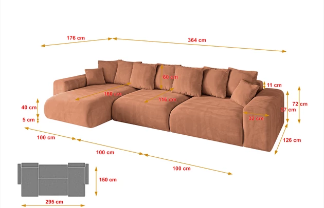 Ecksofa ESKAR-L2 - 7