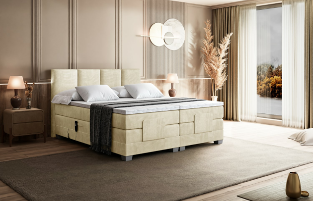 Elektrisches Boxspringbett ROKS EL - 4