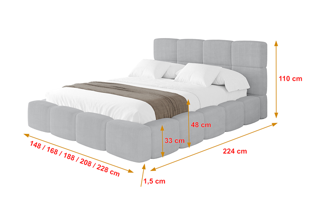 Polsterbett NATA - 4