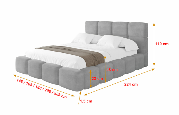 Polsterbett NATA - 4