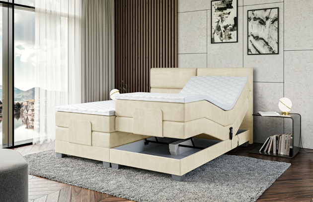 Elektrisches Boxspringbett MAYA EL - 5