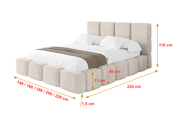 Polsterbett NATA - 4