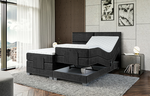Elektrisches Boxspringbett MAYA EL - 5