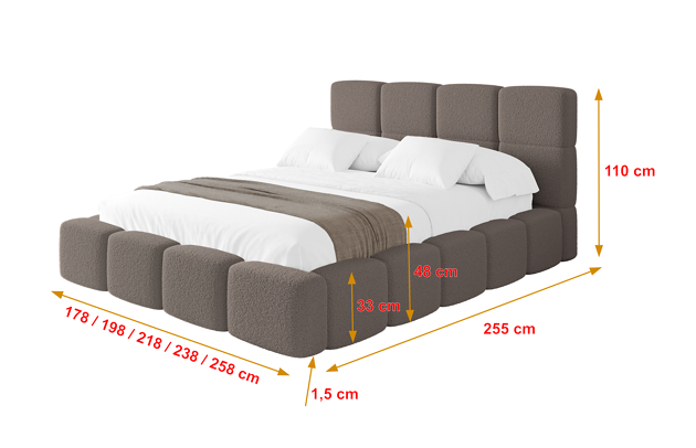 Polsterbett NATA - 4