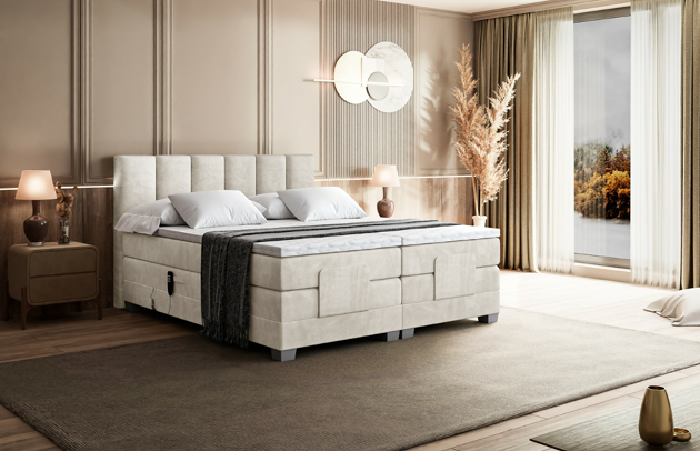 Elektrisches Boxspringbett AMEL EL - 4