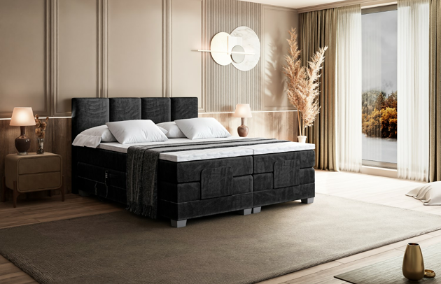 Elektrisches Boxspringbett ROKS EL - 4