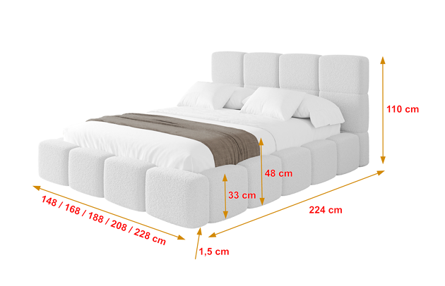 Polsterbett NATA - 4