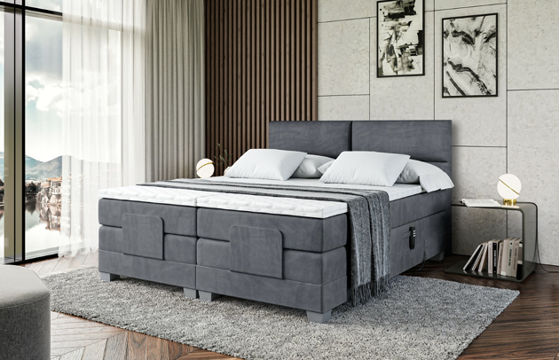 Elektrisches Boxspringbett MAYA EL - 4
