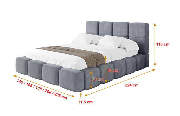 Polsterbett NATA - 4