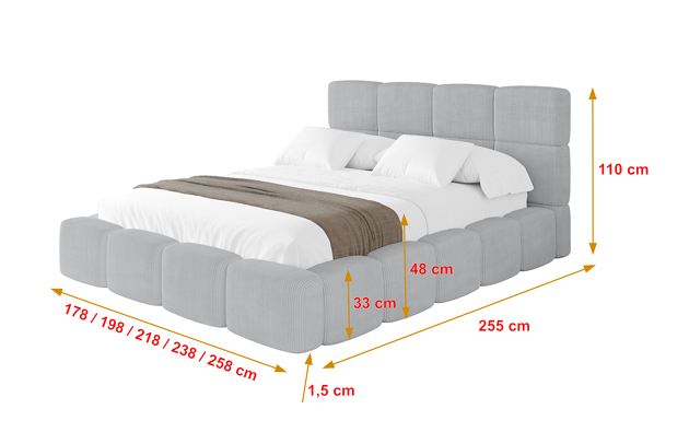 Polsterbett NATA - 4