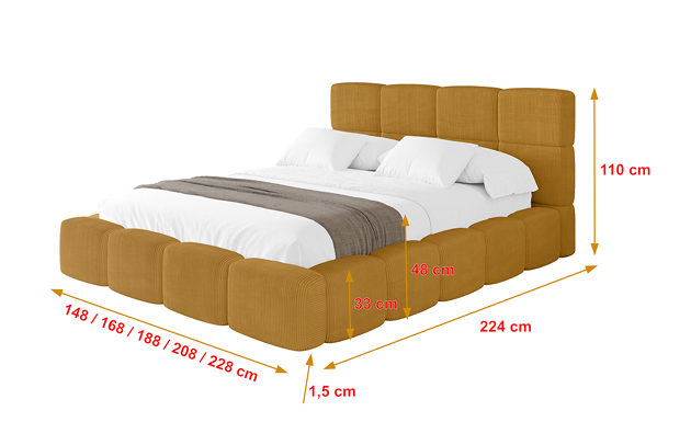 Polsterbett NATA - 4