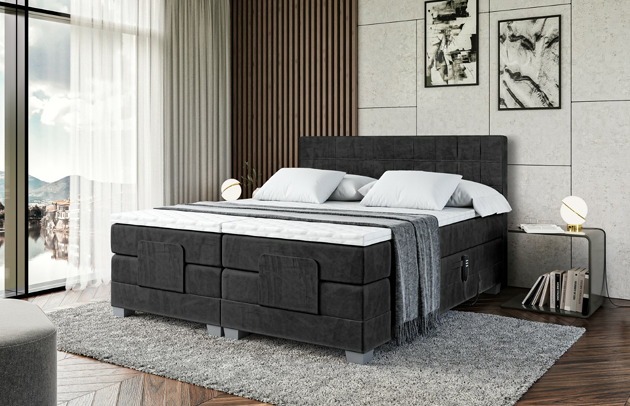 Elektrisches Boxspringbett OSTO EL - 4