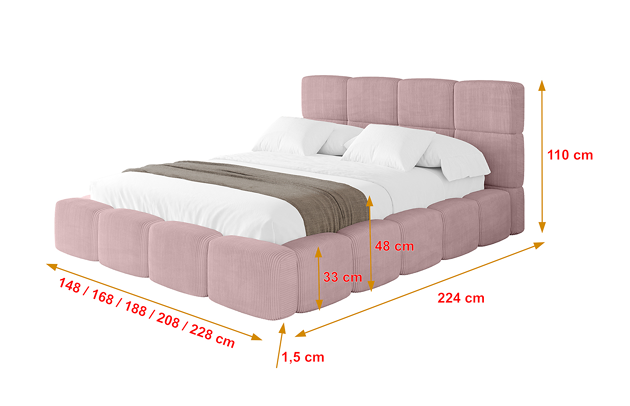 Polsterbett NATA - 4