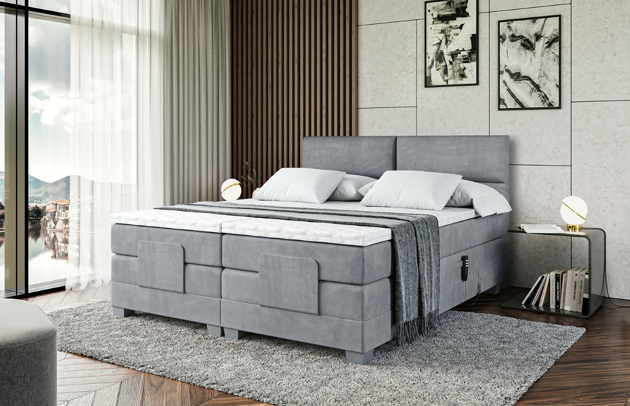 Elektrisches Boxspringbett MAYA EL - 4