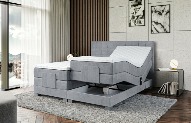 Elektrisches Boxspringbett OSTO EL - 5