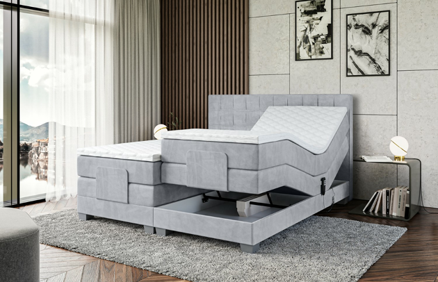 Elektrisches Boxspringbett OSTO EL - 5