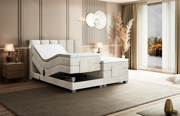 Elektrisches Boxspringbett AMEL EL - 5