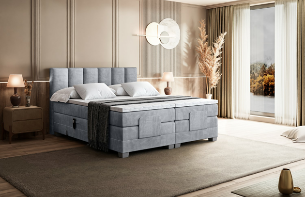 Elektrisches Boxspringbett AMEL EL - 4