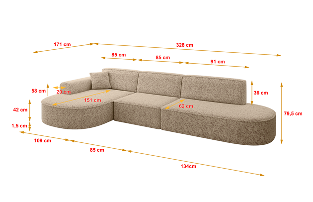 Ecksofa MARI-L2 - 4