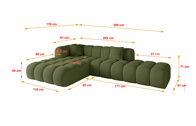 Ecksofa OLEA-L2 - 5