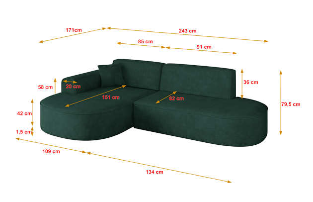 Ecksofa MARI-L1 - 4