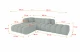 Ecksofa OLEA-L2