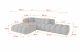 Ecksofa OLEA-L2