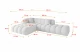 Ecksofa OLEA-L2
