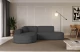 Bezug: Samt, Farbe: Dunkelgrau - Dream Velvet 202.13, Stellvariante: Ottomane Links, Stoffbeschreibung: Polsterstoff Dream Velvet: Wasserabweisender und leicht zu reinigender Möbelstoff, scheuerfest (30.000 Martindale-Zyklen) lichtecht (6) und pillingarm (4-5), aus 100 % PES, Gewicht 360 g/m2 ±5 %, Materialzusammensetzung: 100% Polyseter, Pilling Resistenz: 4-5, Abriebfestigkeit: 5, Scheuerbeständigkeit: 30000 Martindale-Zyklen, Ausstattung: Kissen, Zimmer: Wohnzimmer, Tiefe: 171 cm, Breite: 243 cm, Höhe: 79,5 cm, Schlaffunktion: Ohne Schlaffunktion, Länge der Schlaffläche: Nicht zutreffend, Breite der Schlaffläche: Nicht zutreffend, Liegehöhe: Nicht zutreffend, Anzahl der Sitzflächen: 3, Art der Rückenkissen: Rückenlehne - feste, Annzahl der Sitzkissen: 2, Anzahl der Zierkissen: 1, Breite der Armlehnen: 20 cm, Höhe der Armlehnen: 58 cm, Breite der Ottomane: 109 cm, Tiefe der Ottomane: 151 cm, Tiefe der Sitzfläche: 62 cm, Sitzhöhe: 43,5 cm - 1