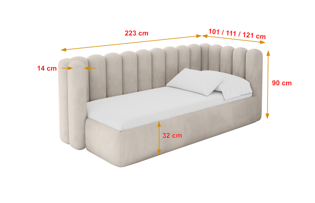 Jugendbett HUGY - 4