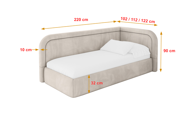 Jugendbett JOVY - 4