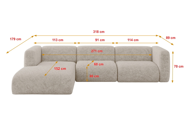 Ecksofa MIRA-L2 - 4