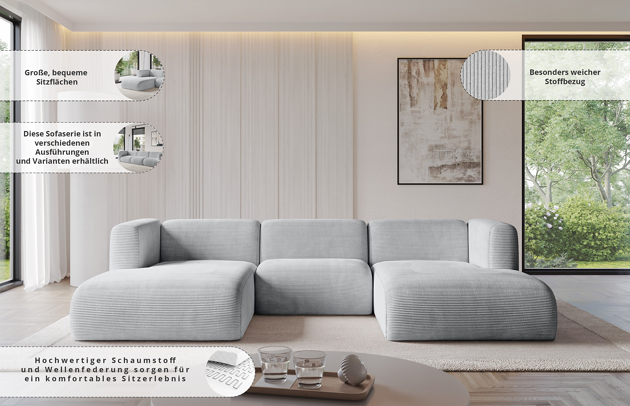 Wohnlandschaft MIRA-U1 - 7