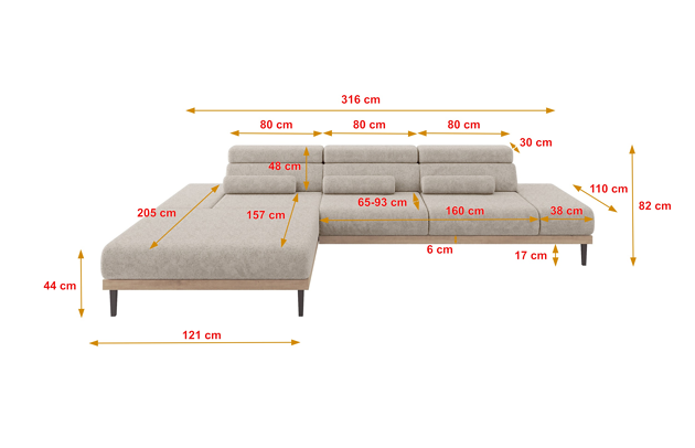 Ecksofa MONA - 4