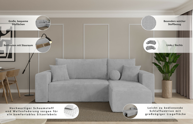 Ecksofa SENO-L - 8