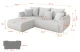 Ecksofa TOKO-L