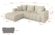 Ecksofa MILA-L-v1