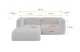 Ecksofa MIRA-L1