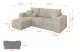 Ecksofa SENO-L