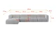 Ecksofa MIRA-L3