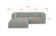 Ecksofa MIRA-L1
