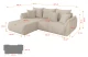 Ecksofa TOKO-L