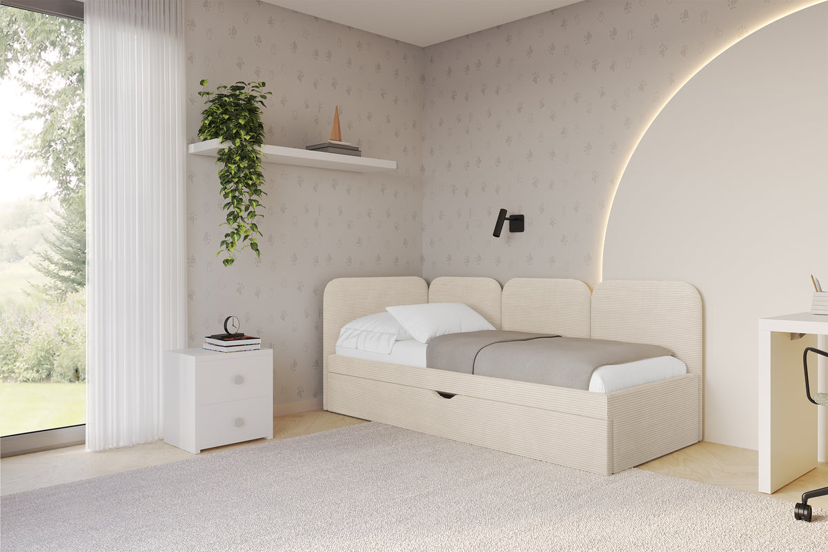 Jugendbett ALVY Cord Rechtsseitig