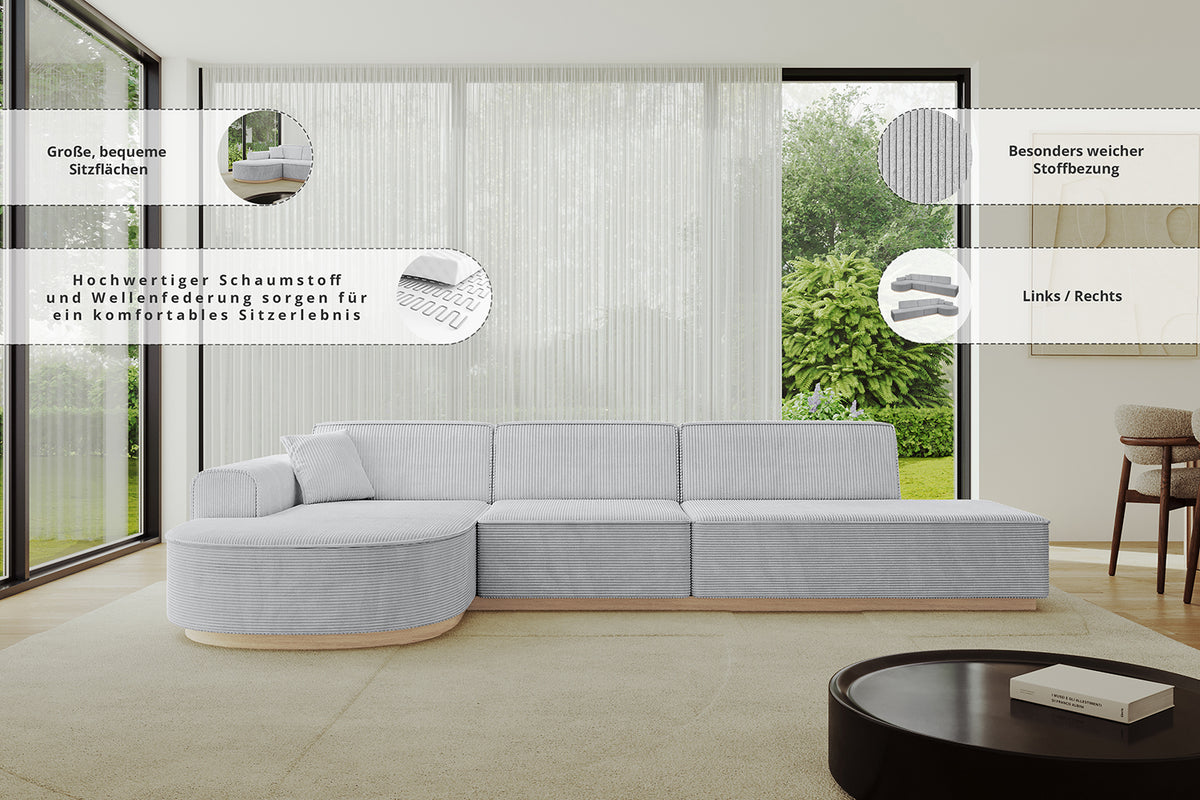 Narożnik ARRIO-L2 sztruks